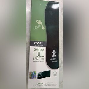 Vasyli Insoles- Orthotic Insoles -Low Density- Full length